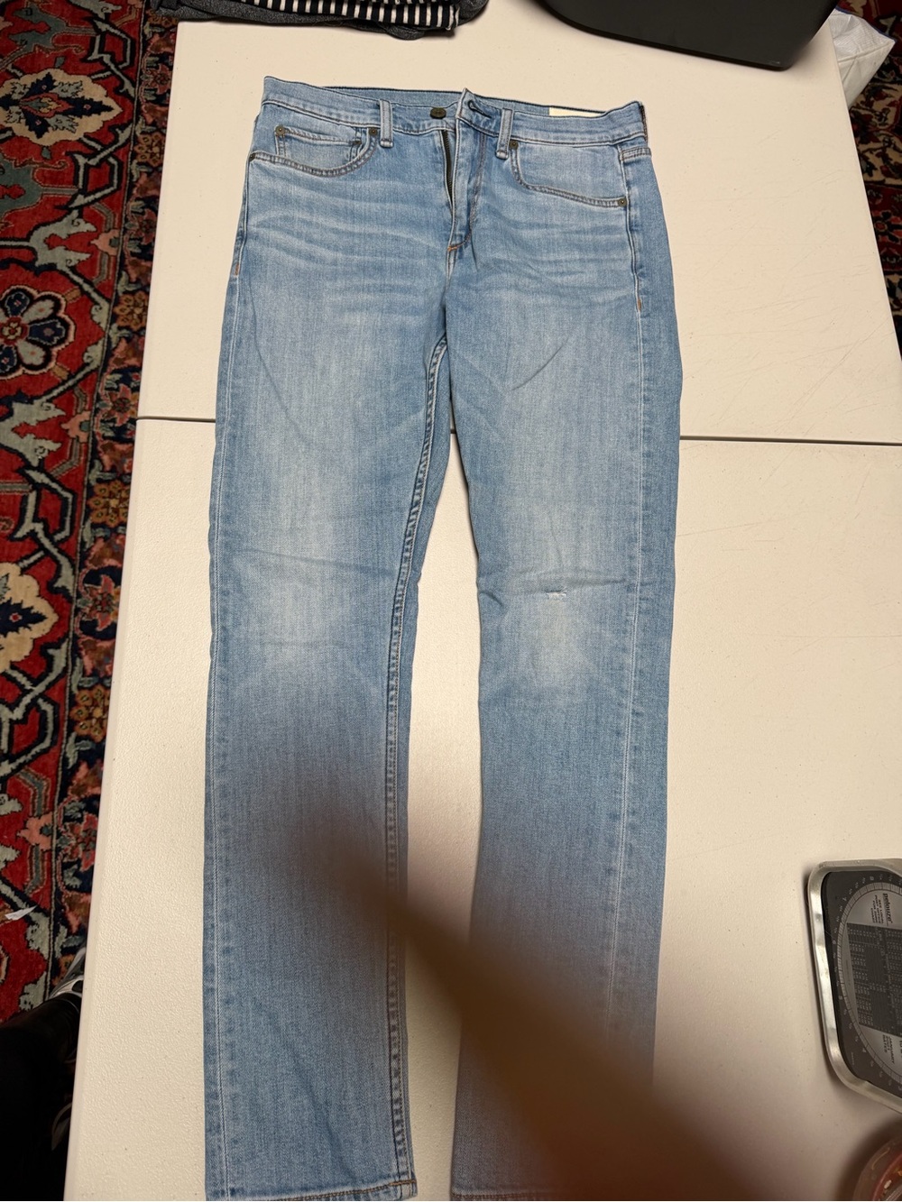 Rag & Bone Light Wash Blue Skinny Jeans